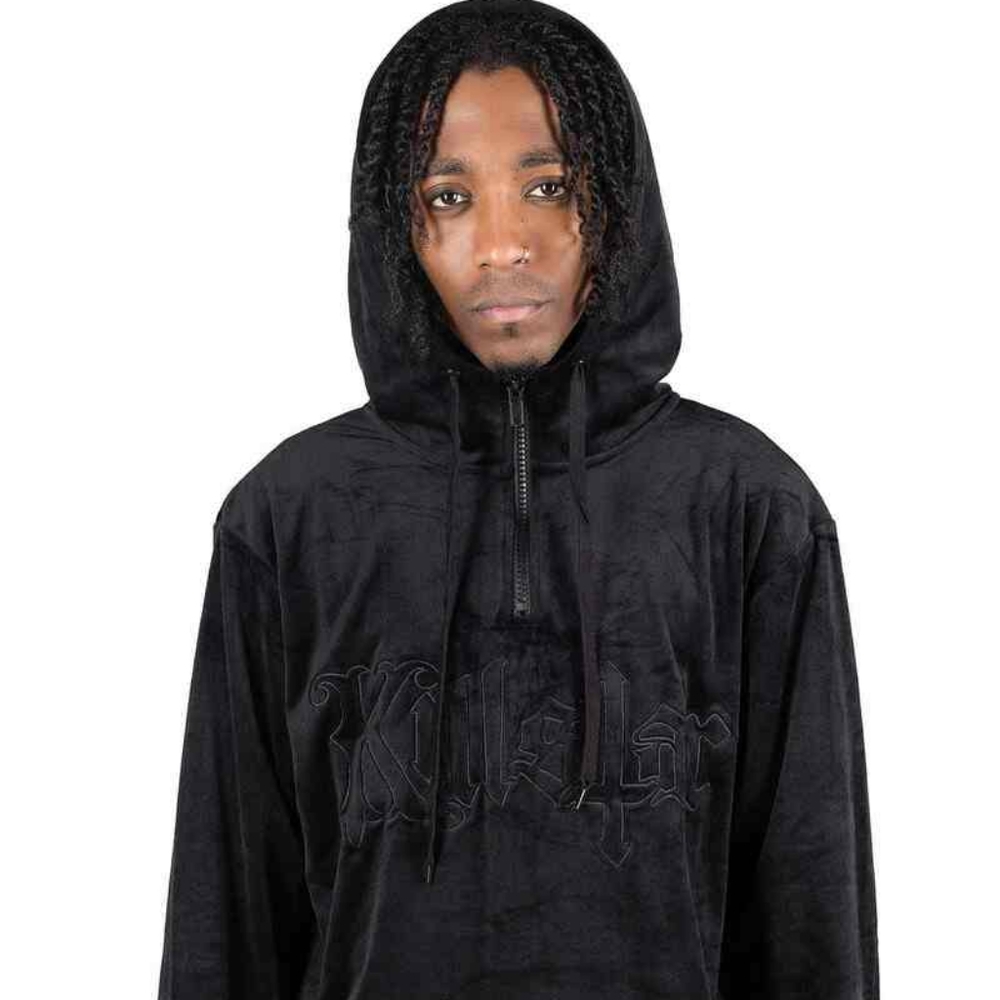 🆕 Killstar "Fester" Velour Black Hoodie - Picture 3 of 15